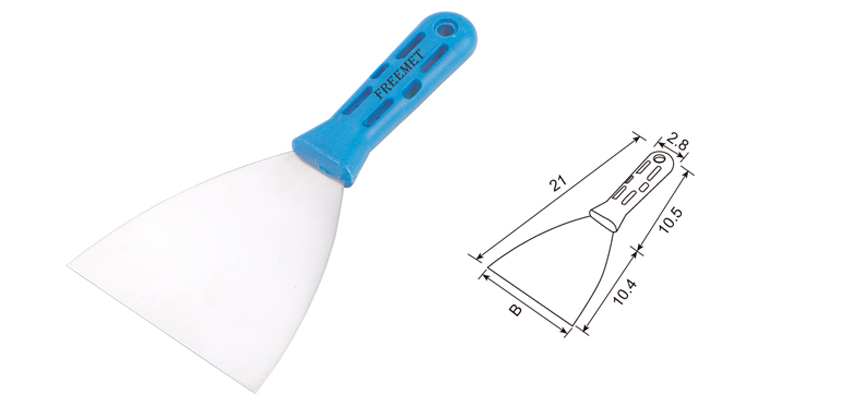 Putty Knife/Scraper Plastic Handle Steel Blade